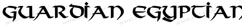 Guardian Egyptian Bo字体转换